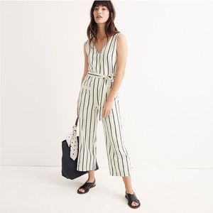 Madewell Striped Pull-On Jumpsuit